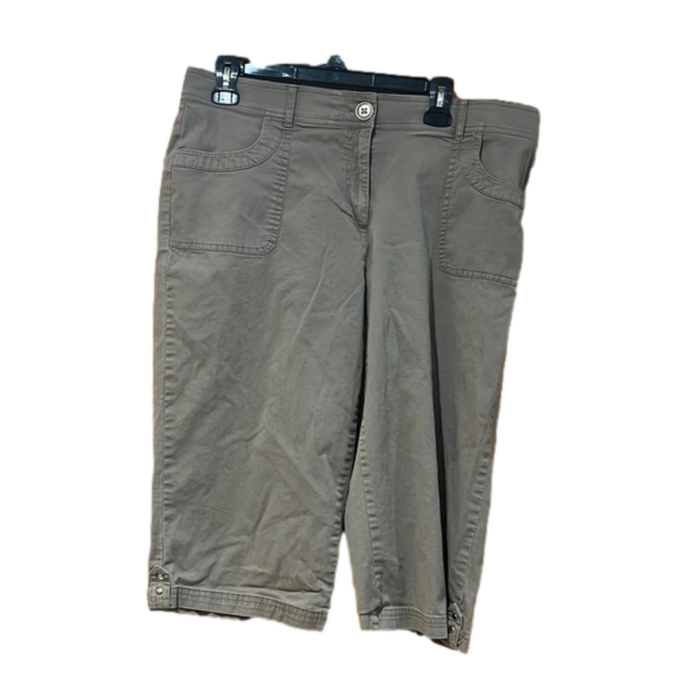 Counterparts Capri Shorts Elastic Waist Size 14
